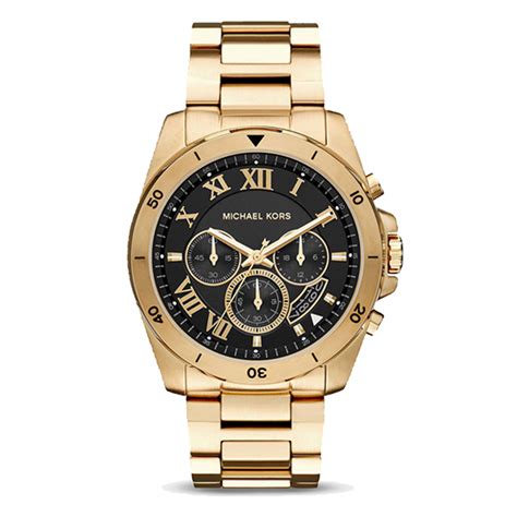 michael kors watch men's black and gold|michael kors watch gold women's.